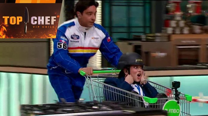 ¡A toda velocidad! La demostración de Cristián Riquelme dejó despeinada a chef Fernanda