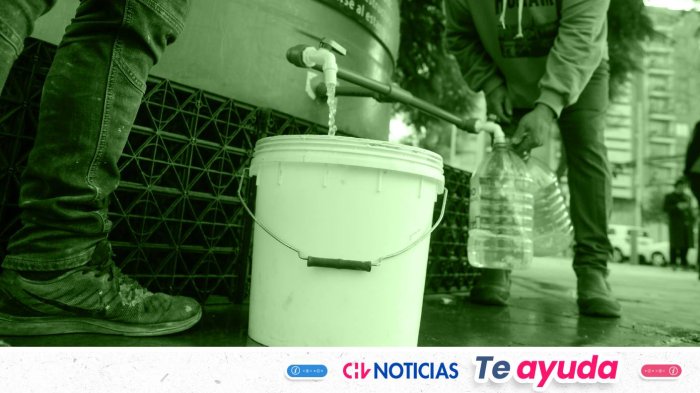 Miércoles y jueves: Aguas Andinas anuncia corte en 4 comunas de la región Metropolitana