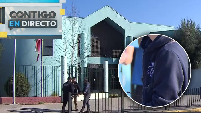 Alumno habría lanzado bomba molotov al interior de colegio en San Bernardo: Funcionaria terminó herida