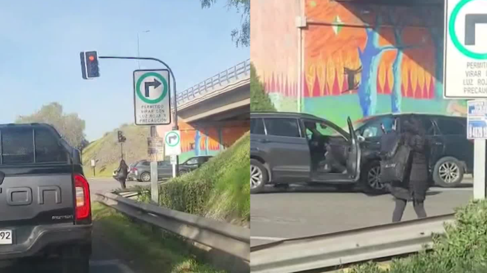 La interceptaron, se bajaron del auto y le robaron: Descarada encerrona a conductora en Chicureo