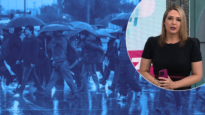 Feriado con lluvia: Pronostican precipitaciones para Santiago este viernes