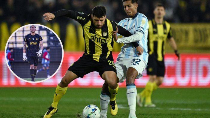 El Peñarol de Brayan Cortés sorprendió y dio el primer golpe ante Racing en la Libertadores