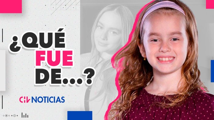 ¿Qué fue de Giulia Inostroza? Niña estrella de teleseries ya tiene 18 años y entrará a la universidad