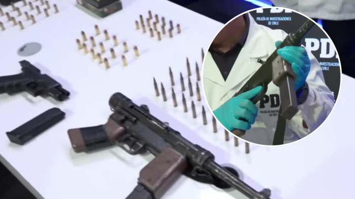 Encuentran acopio de armamento de guerra en domicilio en Renca: Estaría vinculado a clan familiar