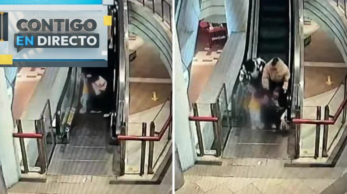 Niña casi pierde su mano en escalera mecánica de mall en Viña del Mar: Familia exige indemnización