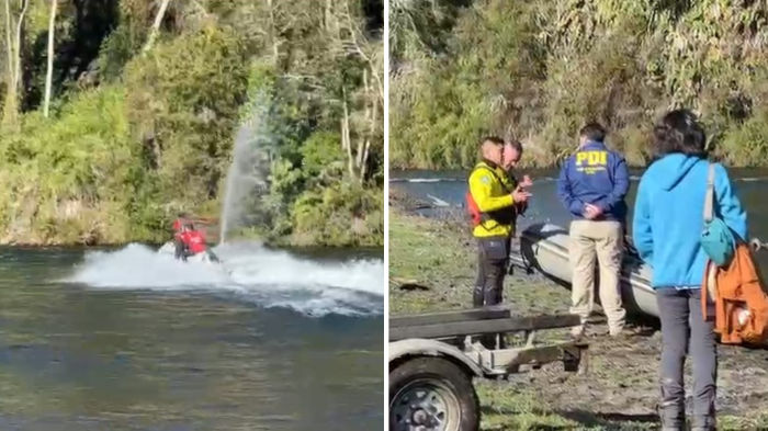 AHORA | Hallan un cuerpo en búsqueda de adolescente y adulto arrastrados por el río Pilmaiquén