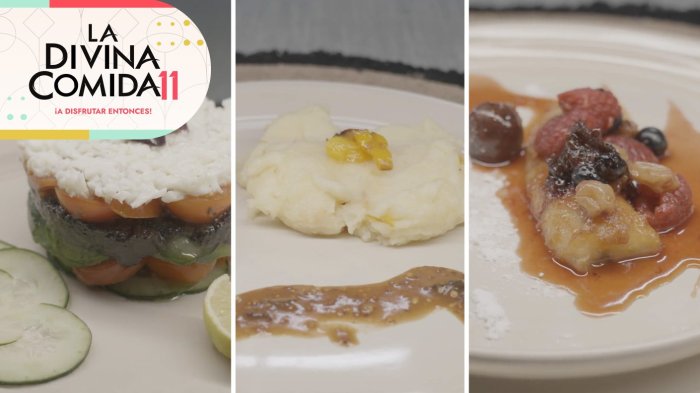 Rodrigo “pelao” González se la jugó con un curioso menú en La Divina Comida