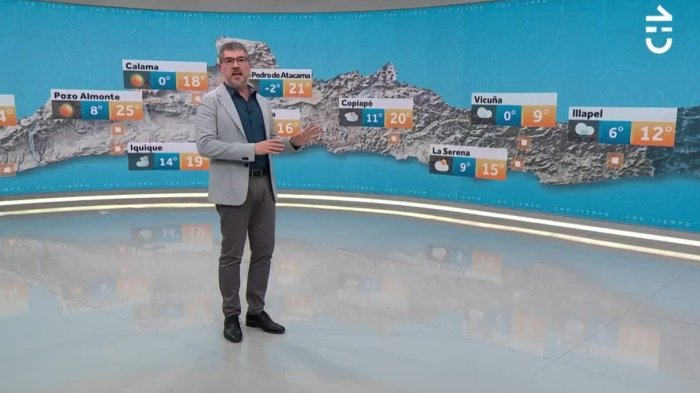 ¿Cuánta nieve caerá? El pronóstico del tiempo para este viernes 22 de agosto