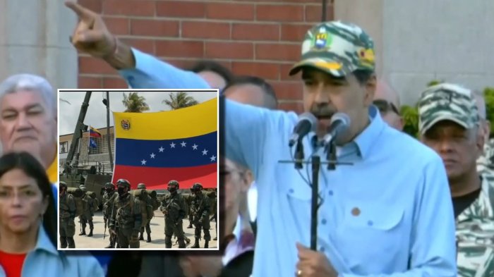 Maduro llama a jornada de alistamiento militar y sube la tensión con EEUU: “Venezuela quiere paz”