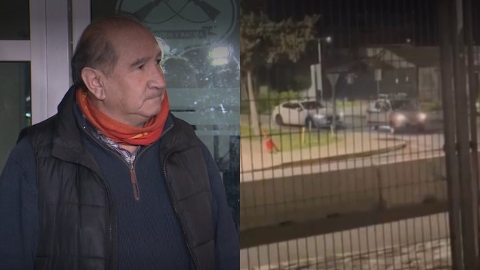 Hijo grabó el robo: Relator Ernesto Díaz sufre encerrona en San Bernardo