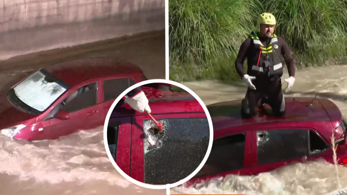 Equipo de rescate subacuático intervino: La razón por la que demoró el rescate del auto en el Canal San Carlos