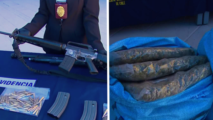 Megaoperativo terminó con 22 detenidos en Los Andes y más de 250 kilos de droga incautados