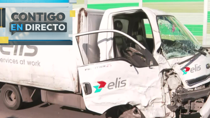 Choque múltiple en Autopista Vespucio Sur involucró 3 autos: Chofer afectado apuntó contra micro detenida