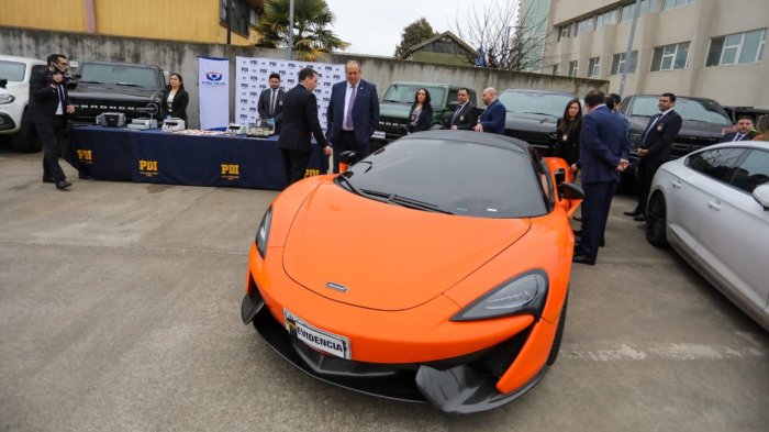 Los lujos tras “Operación Imperio”: McLaren y camioneta están avaluados en más de $100 millones
