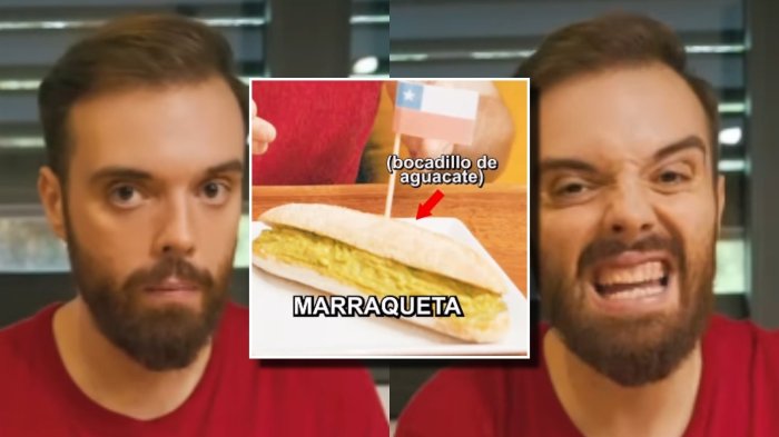 Chilenos destrozan a Ibai por su insólita versión de desayuno nacional: “Bocadillo de aguacate”