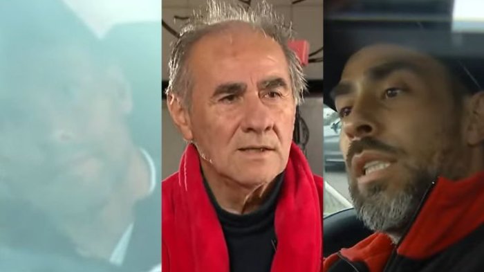 La reacción de Claudio y Jorge Valdivia tras ser consultados por estado de salud de su padre