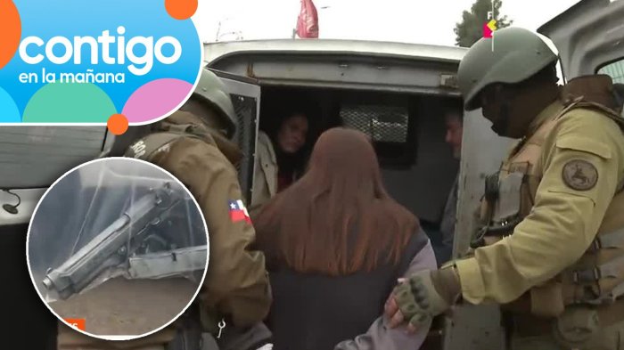 Allanamiento en Rancagua: Operativo terminó con 10 detenidos e incautación de armas y drogas