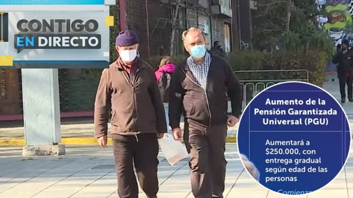 Inicia aumento en PGU por tramos: Revisa si eres beneficiario de la pensión de $250 mil y cuándo se paga