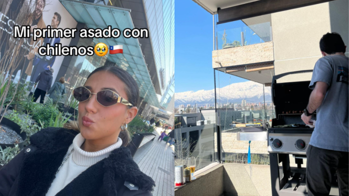 “Los vinos chilenos, otro nivel”: Tiktoker española se hizo viral al probar el asado por primera vez