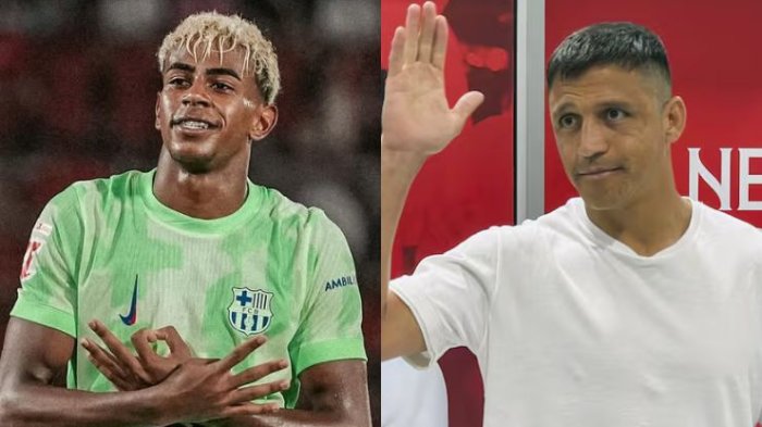 La sorpresiva reacción de Lamine Yamal a llegada de Alexis Sánchez al Sevilla: “Raro”