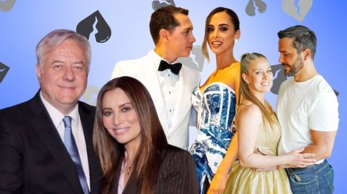 Los quiebres amorosos que han marcado el 2025: De infidelidades a polémicas acusaciones