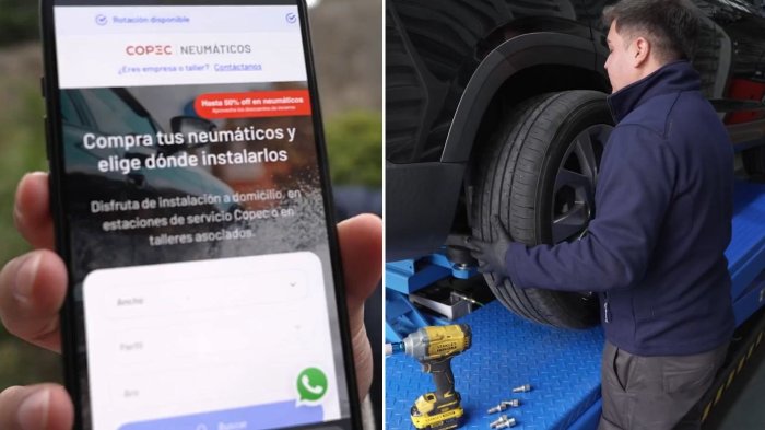 ¡Hay opción a domicilio! Conoce el nuevo servicio de cambio de neumáticos que ofrece Copec