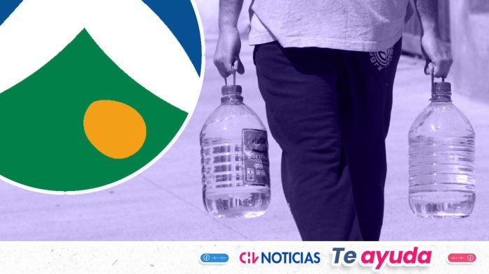 Cómo almacenar y cuánta agua hay que tener antes del megacorte en 7 comunas de Santiago