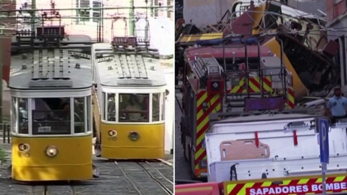 Tragedia en Portugal: Histórico tranvía se estrelló contra edificio dejando 15 muertos y 18 heridos