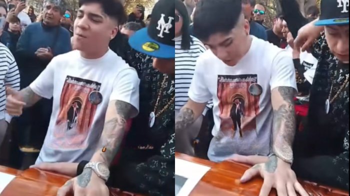 Jairo Vera se hizo presente y cantó en el funeral de su primo 