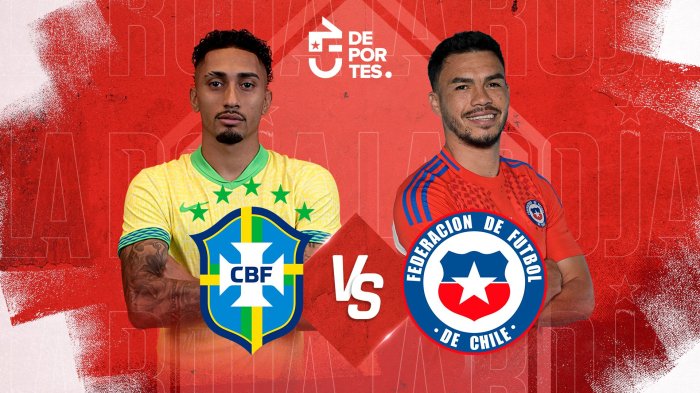 Brasil vs Chile: Sigue aquí EN VIVO el partido de La Roja por Eliminatorias