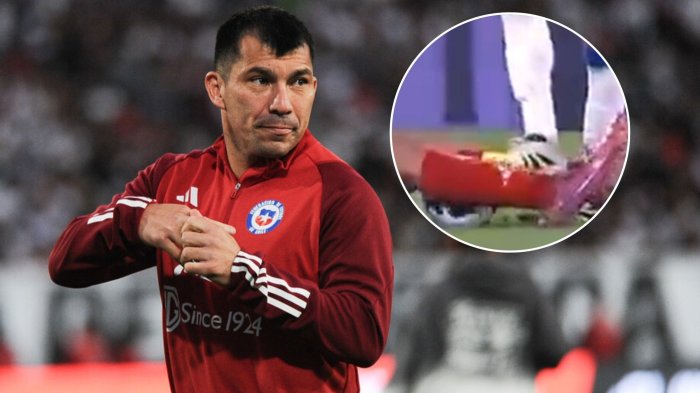 “Es roja”: Gary Medel se molestó tras planchazo de jugador de Brasil a Felipe Loyola