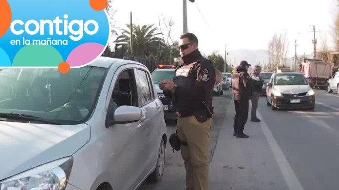 Estricta fiscalización vehicular en San Bernardo tras balaceras frente a colegio