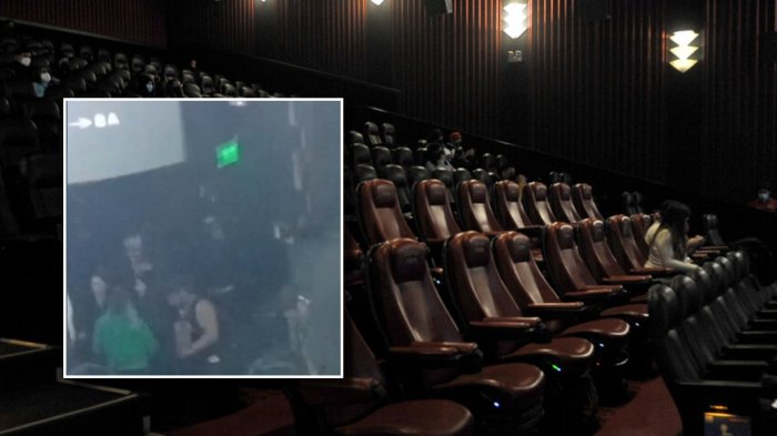 Del terror: Captan batalla campal en plena función de El Conjuro 4 en cine de Puente Alto