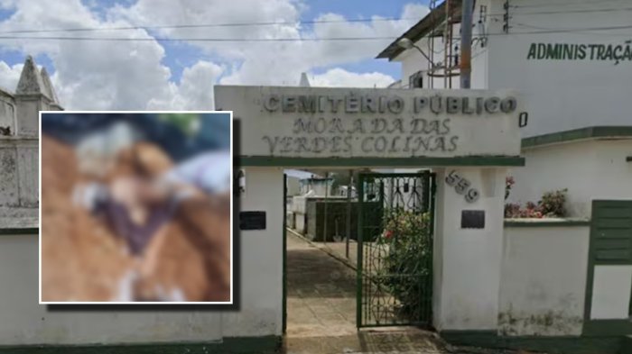 Impacto en Brasil: Hallan cadáver sentado sobre su propia tumba en cementerio