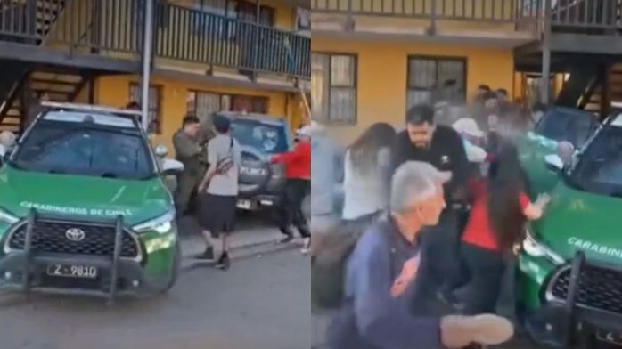 Carabineros fueron agredidos por una turba en Talagante tras presunto caso de abuso a menores