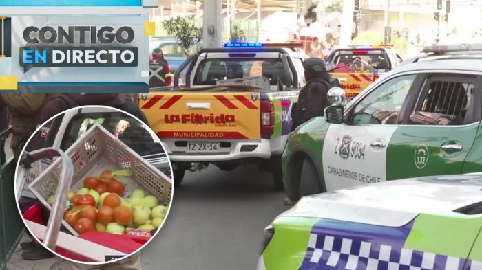 Desde alimentos hasta carros de supermercado: Operativo policial contra el comercio ilegal en La Florida
