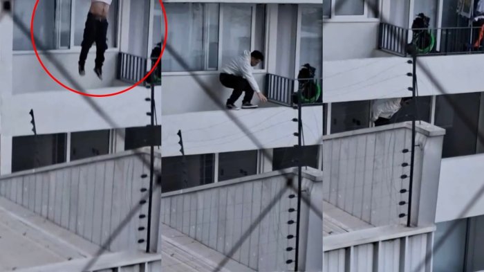 Entró a robar a un edificio alto, llegó Carabineros y se fugó lanzándose por los balcones