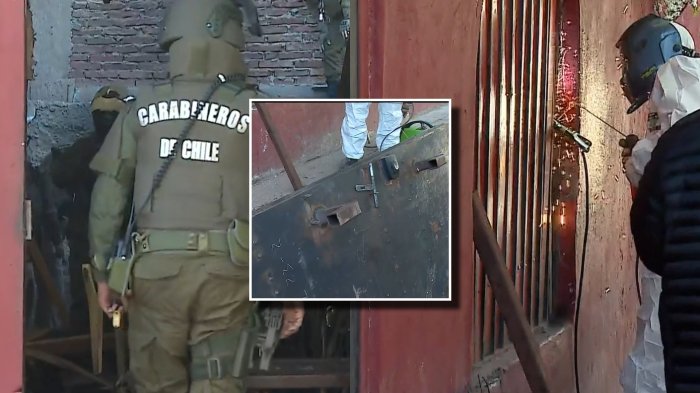 Vuelven a allanar casa: En menos de un día, sujetos reinstalaron puerta para seguir vendiendo droga