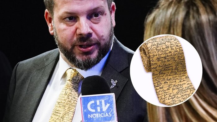 La particular corbata de Johannes Kaiser en el Debate Presidencial 2025