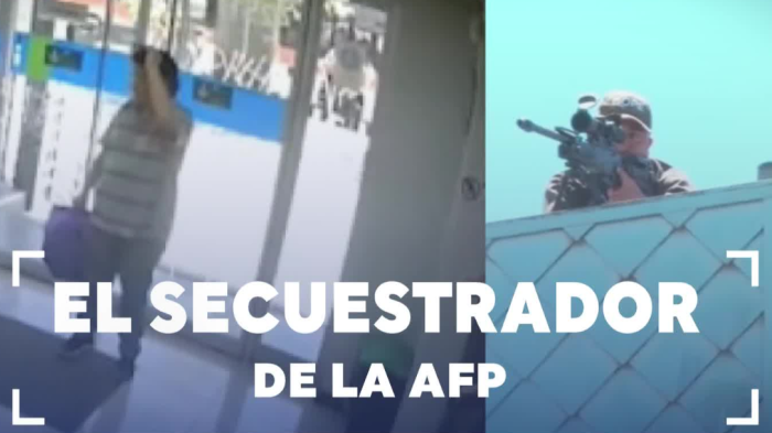 Imágenes exclusivas del secuestrador de la AFP: Arriesgaba cárcel pero cumplirá condena en libertad