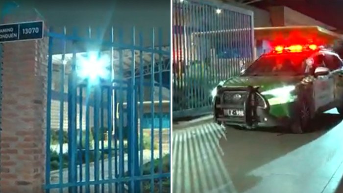 Efectuaron disparos al aire: Roban cuatro vehículos desde empresa de transporte en San Bernardo