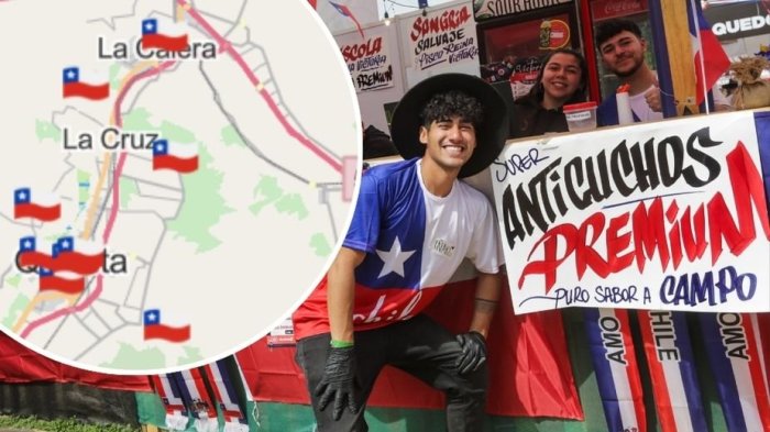 Chile Endieciochado: Así funciona el mapa interactivo de fondas y ramadas a lo largo del país