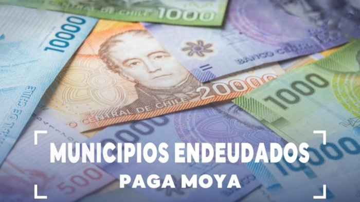 Municipios endeudados: Estas son las municipalidades que deben más dinero en el país