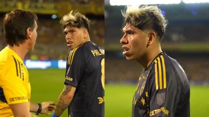 “¿Salgo yo?”: El fastidio de Carlos Palacios tras ser reemplazado en duelo de Boca y Rosario Central