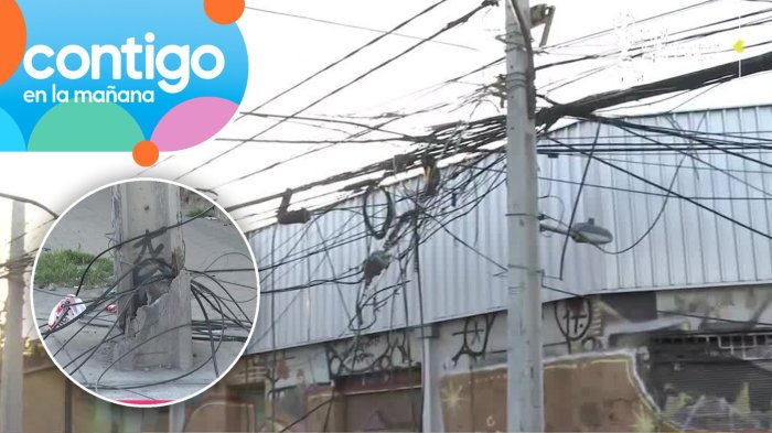 Corte de luz tras accidente en Estación Central: Camión derribó postes y generó gran congestión