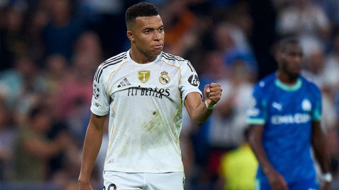 Real Madrid aprovecha a un eficaz Mbappé y arranca la Champions derrotando al Marsella