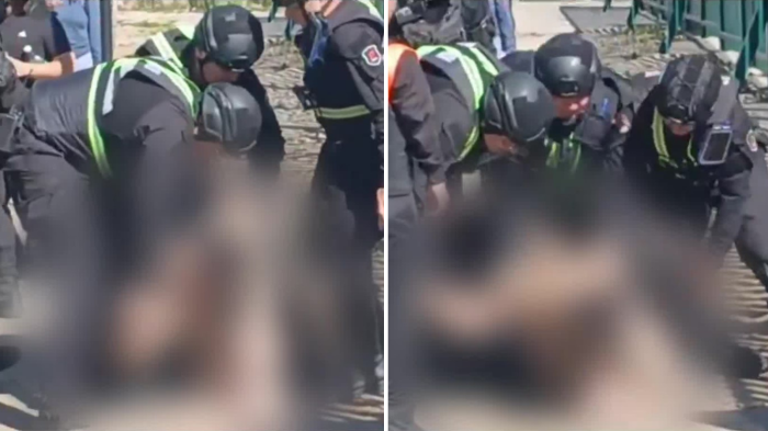 VIDEO | El registro del momento en que guardias redujeron a joven que falleció en mall de La Florida