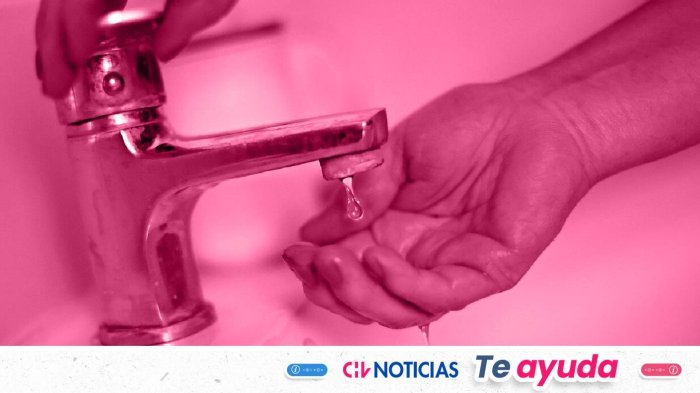 Ahora: Reportan cortes de agua en cuatro comunas de Santiago