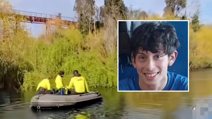“Dónde estás, hijo mío”: Intensa búsqueda de joven futbolista desaparecido en Río Bueno