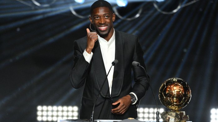 Ousmane Dembélé sorprende ante el favoritismo de Lamine Yamal y se queda con el Balón de Oro 2025